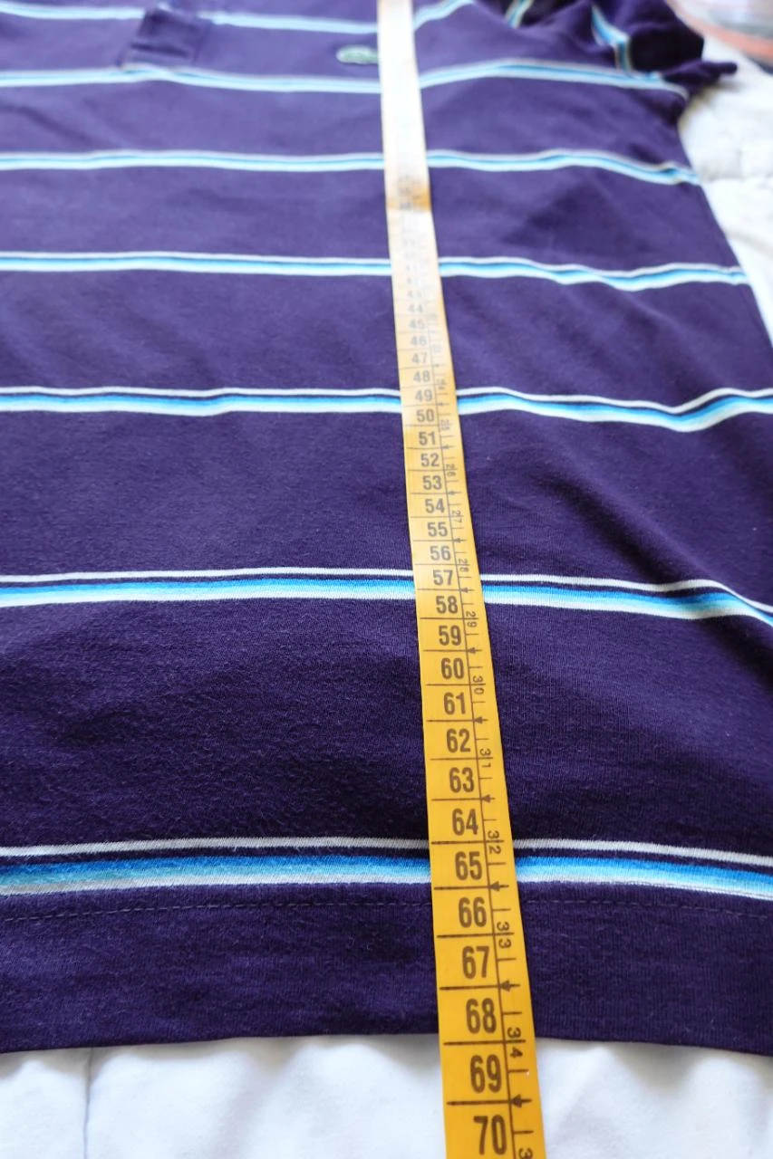 Polo Lacoste Sport de rayas azules talla L – photo 5